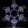 Світлодіодна гірлянда Welfull Сніжинка 56х56 см (MOTIF15) + 1